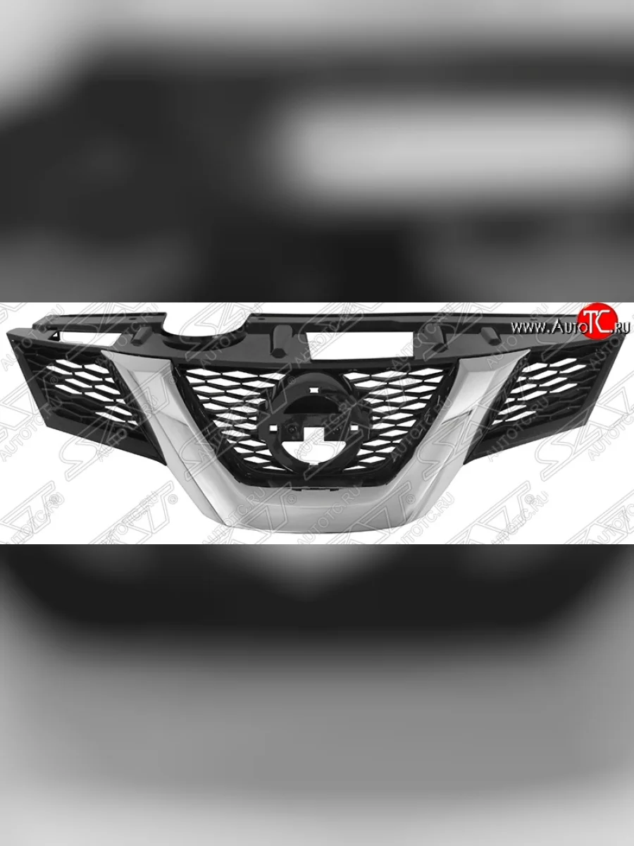 Решётка радиатора (под камеру) SAT Nissan X-trail 3 T32 дорестайлинг (2013-2018) (Неокрашенная)  в Самаре Самарской области