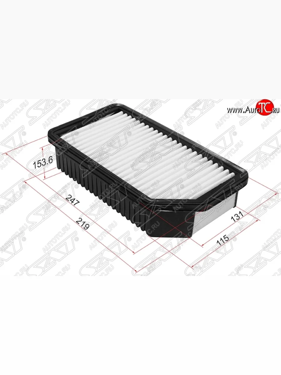 Фильтр воздушный двигателя SAT  Hyundai i20 (2008-2012), KIA Soul (2008-2011), KIA Venga (2009-2015)  в Воронеже Воронежской области