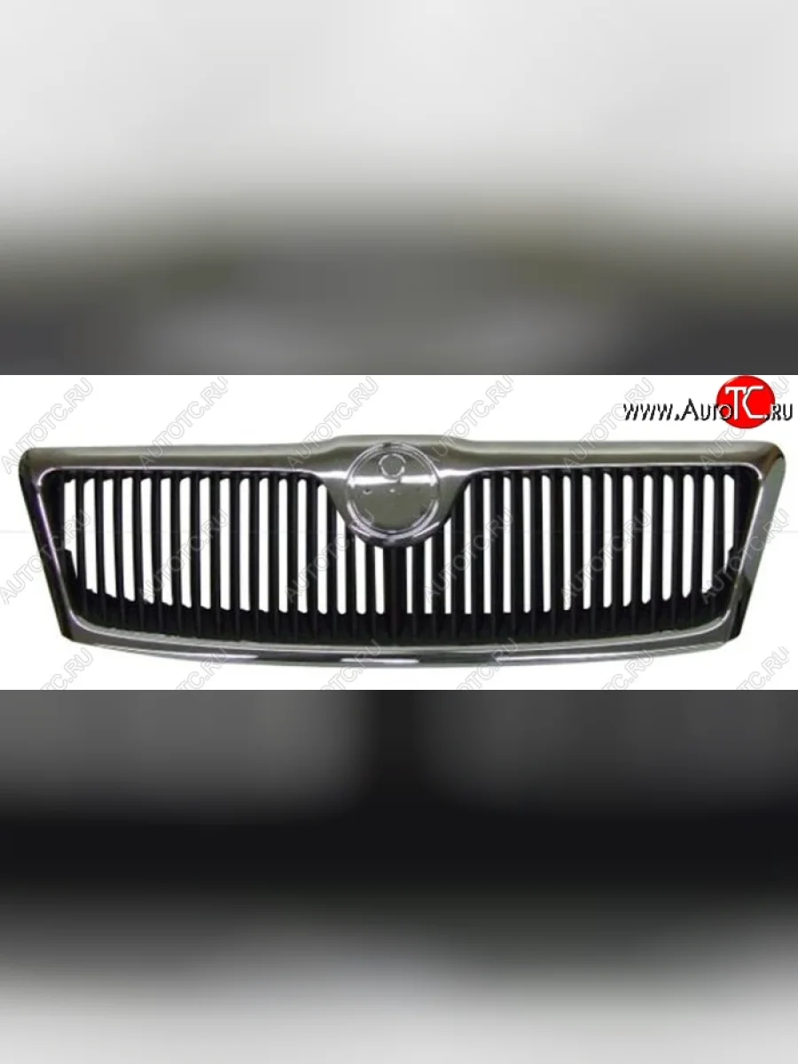 Решётка радиатора (до рестайлинг) SAT Skoda Octavia A5 дорестайлинг универсал (2004-2008) (Неокрашенная)  в Керчи Республика Крым