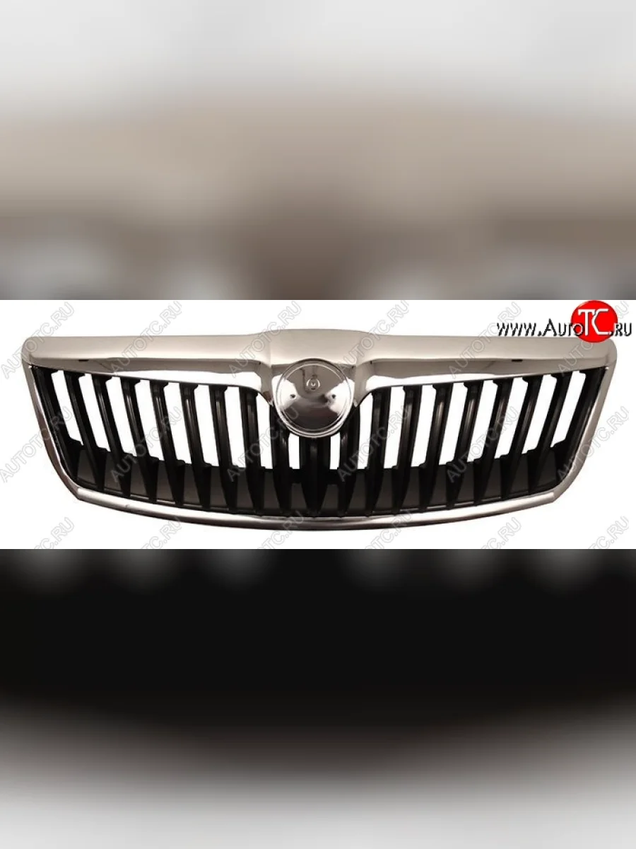Решётка радиатора SAT  Skoda Octavia (2008-2013) A5 (Неокрашенная)  в Керчи Республика Крым