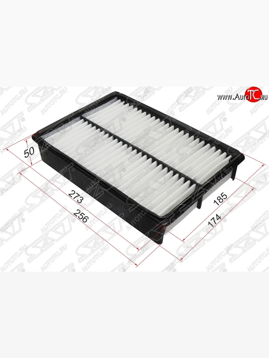 Фильтр воздушный двигателя SAT (273/185/50, 256/174/50 мм)  Mazda  3/Axela ( BK,  BL), 5  в Керчи Республика Крым