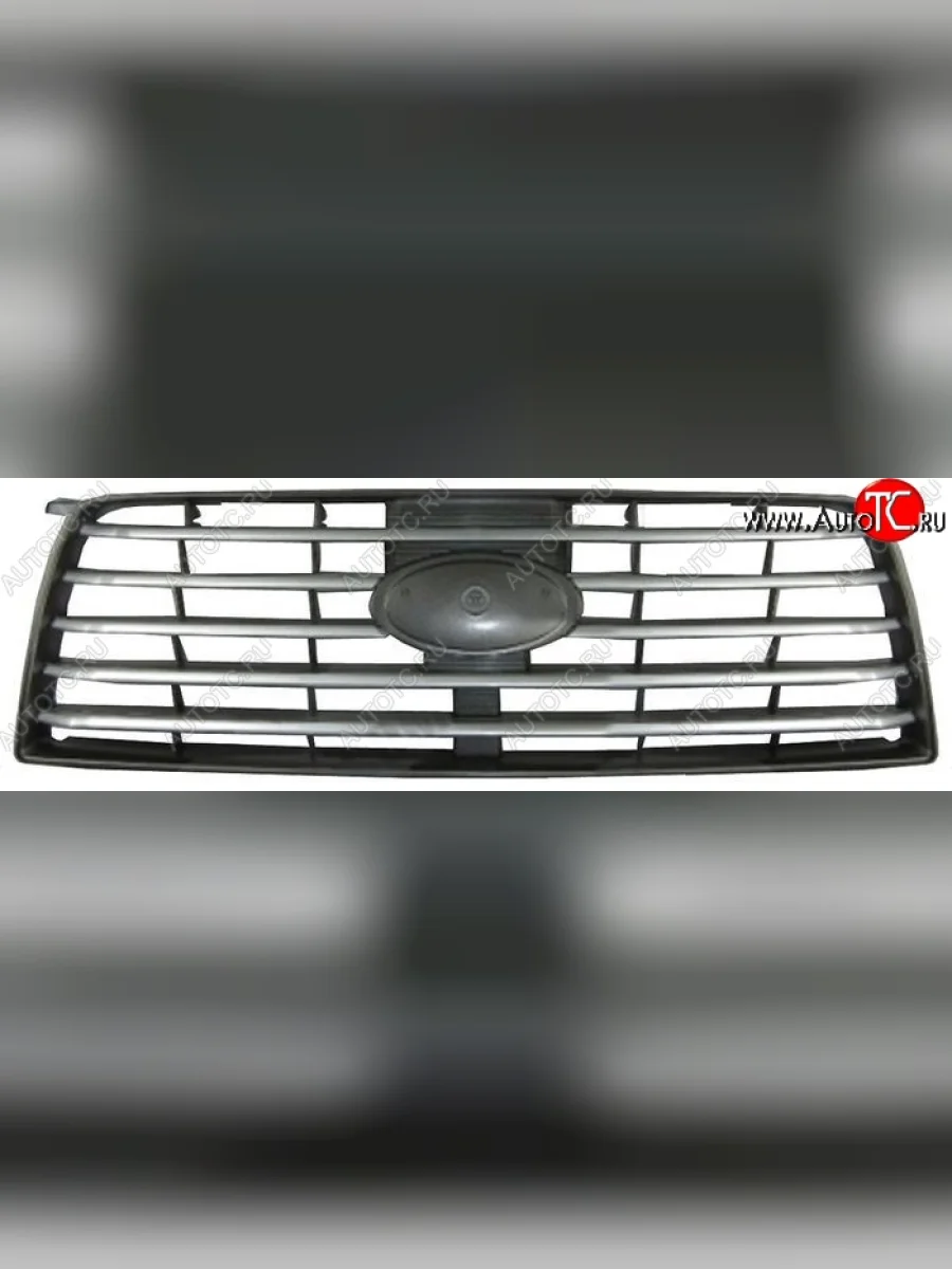 Решётка радиатора (рестайлинг) SAT  Subaru Forester (2002-2005) SG (Неокрашенная)  в Керчи Республика Крым