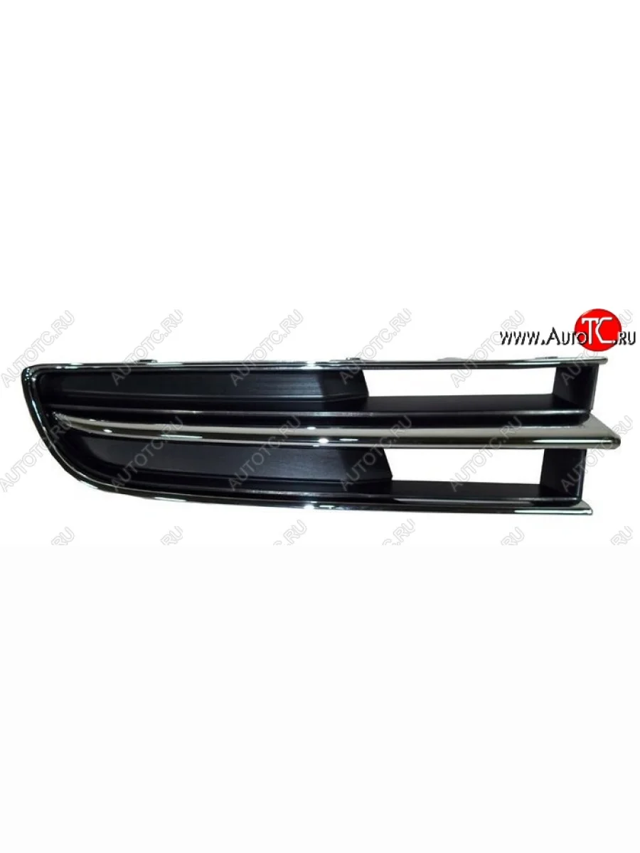 Правая решетка радиатора (рестайлинг) SAT Subaru Forester SG (2002-2005) дорестайлинг (Неокрашенная) с доставкой в г. Кемерово