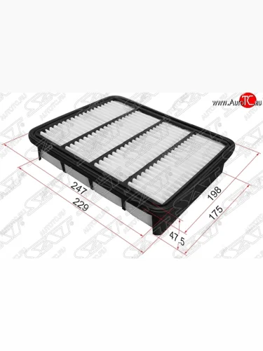 Фильтр воздушный двигателя SAT Mitsubishi Galant  8 - Space Wagon  N94W