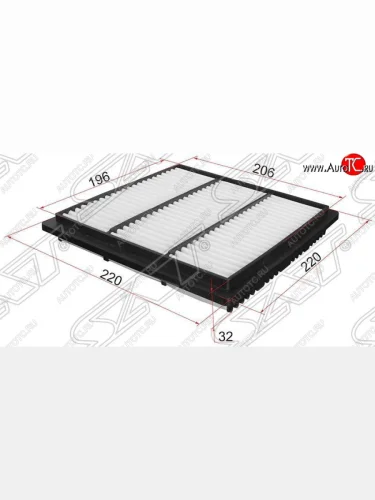 Фильтр воздушный двигателя SAT Mitsubishi Pajero Sport  PA (1996-2008) дорестайлинг, рестайлинг