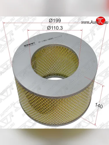 Фильтр воздушный двигателя SAT Toyota Hilux Surf  N120,N130 (1989-1991) 5 дв. дорестайлинг