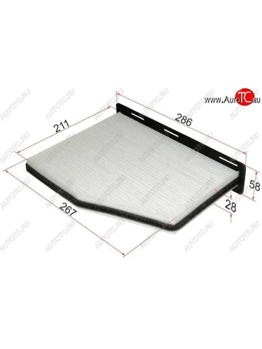 Фильтр салона SAT Audi A3 ( 8PA хэтчбэк 5 дв.,  8P1 хэтчбэк 3 дв.) (2003-2013), Skoda Octavia  A5 (2004-2008), Volkswagen Passat  B6 (2005-2011)