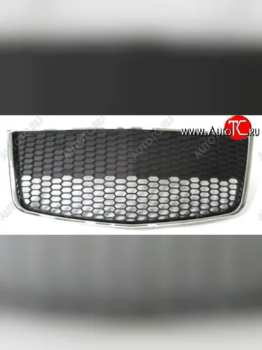Решетка в передний бампер SAT (с молдингом, рестайлинг) Chevrolet Aveo T200 хэтчбек 5 дв (2002-2008)