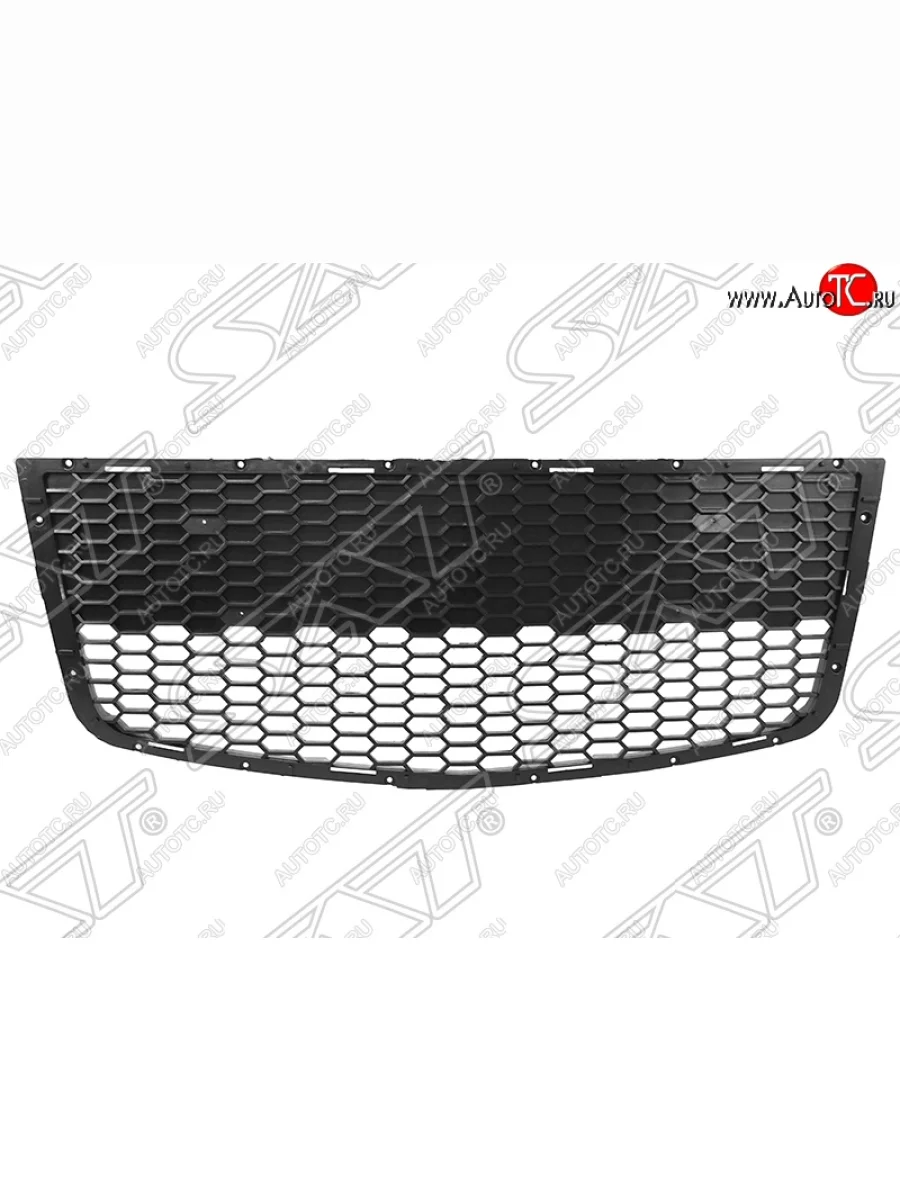 Решётка в передний бампер SAT (без молдинга, рестайлинг) Chevrolet Aveo T200 хэтчбек 5 дв (2002-2008)  с доставкой в г. Пермь