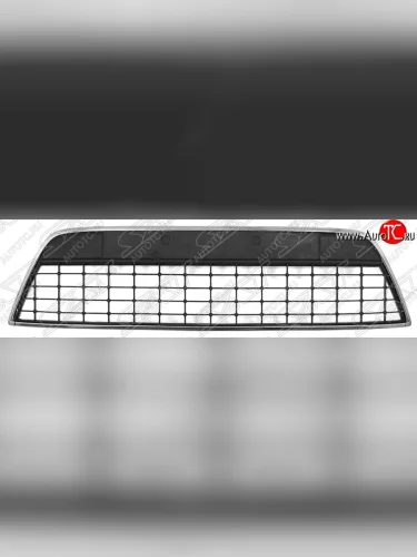 Решётка в передний бампер SAT (с молдингом) Ford Mondeo Mk4,BD дорестайлинг, седан (2007-2010)