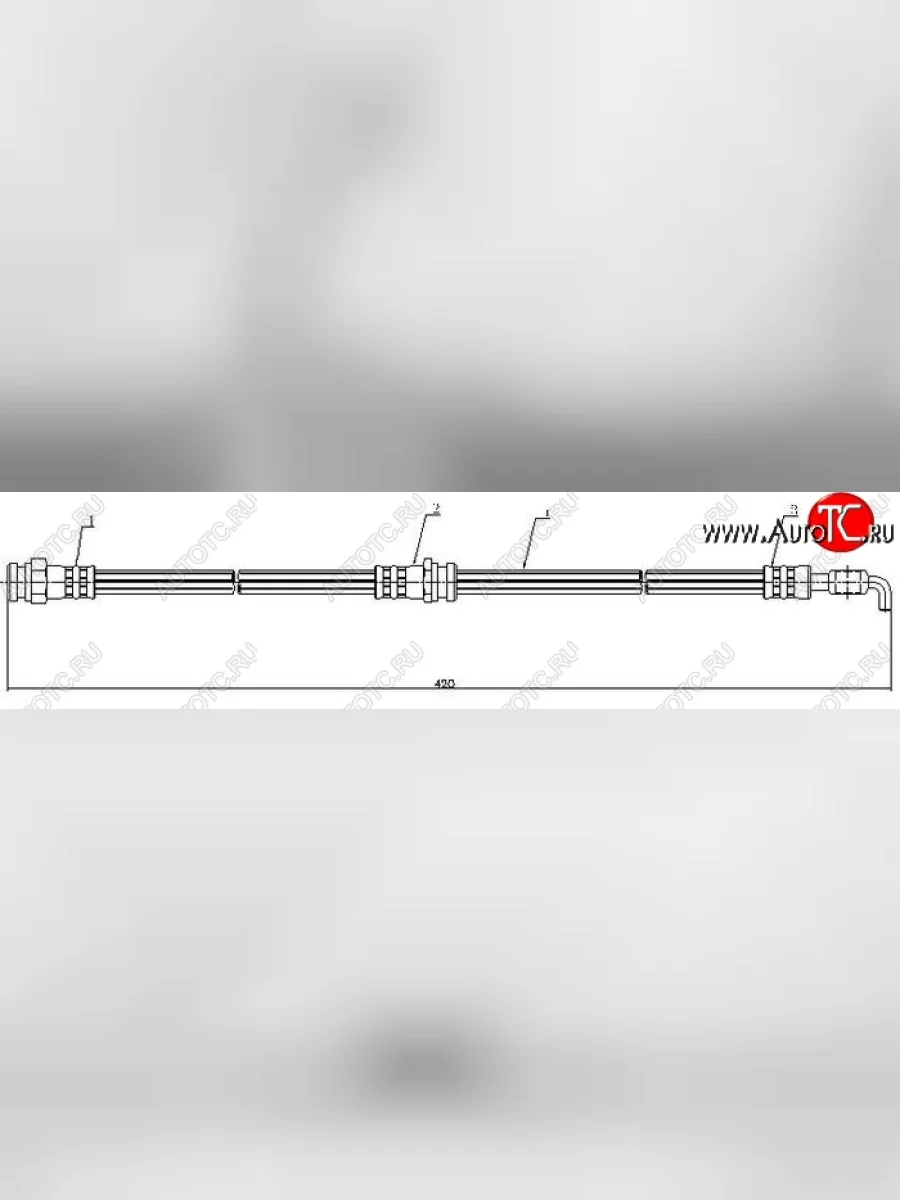 Тормозной шланг SAT (левый/правый) Mazda 626 GE седан (1991-1997)  в Перми Пермском крае