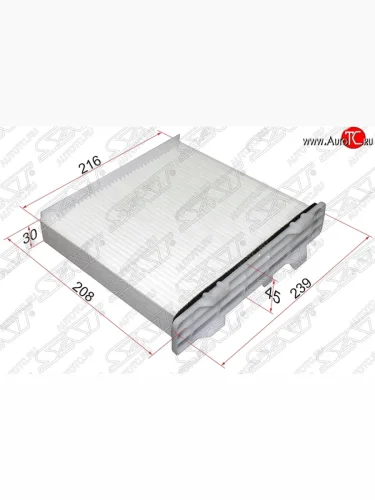 Фильтр салона SAT Mitsubishi Montero Sport  PA (1996-2008) дорестайлинг, рестайлинг