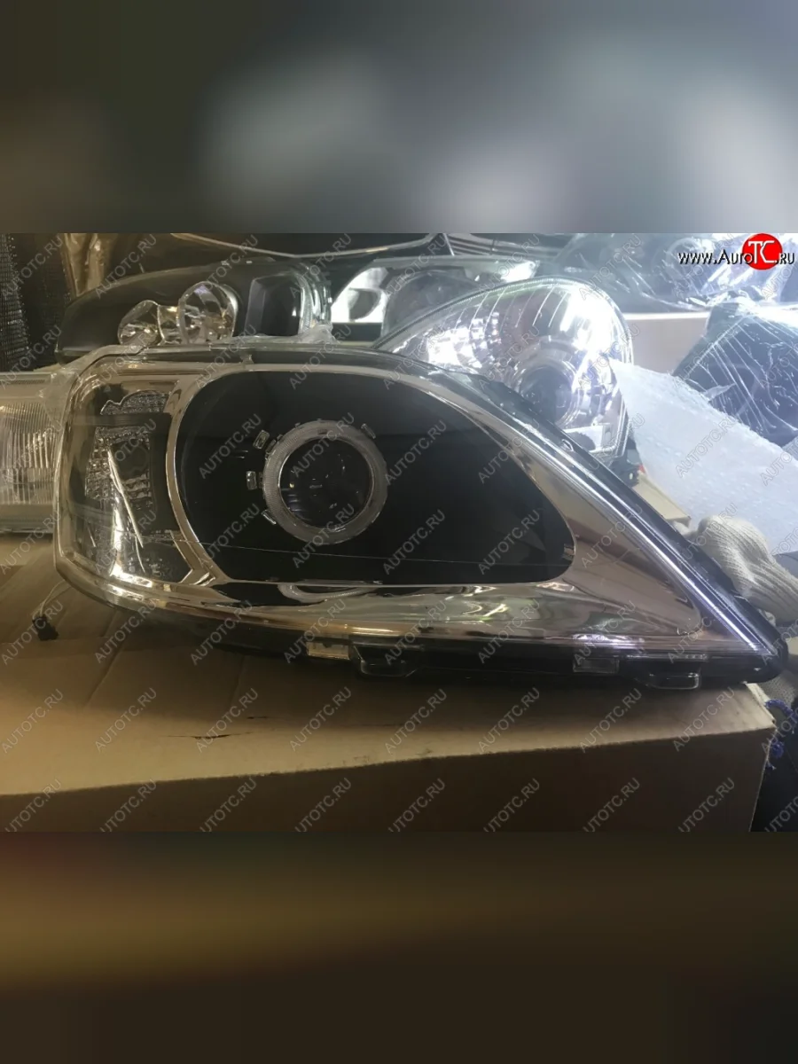 Комплект передних фар Drive (линза) Лада ВАЗ Ларгус дорестайлинг R90 (2012-2021)  в Керчи Республика Крым