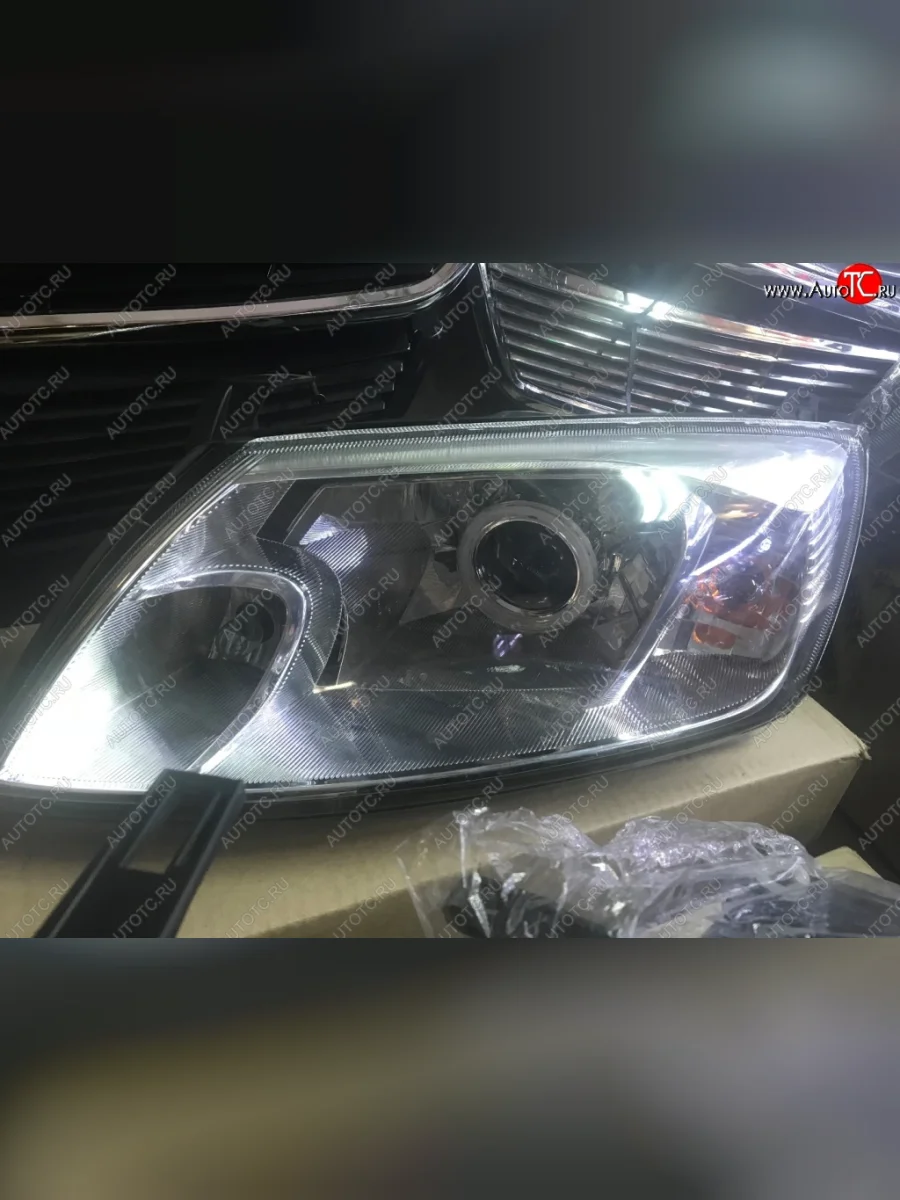 Комплект передних фар Drive (линза) ВИС 2349 бортовой грузовик дорестайлинг (2012-2018) (Серебряная)  в Перми Пермском крае