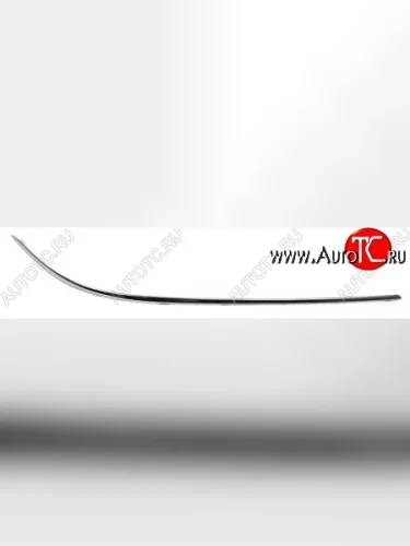 Молдинг на передний бампер SAT (хром) Mercedes-Benz E-Class W212 дорестайлинг седан (2009-2012)