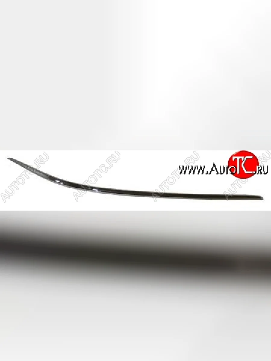 Правый молдинг на передний бампер SAT (хром)  Mercedes-Benz S class (1998-2005) W220 (Неокрашенный)  в Керчи Республика Крым