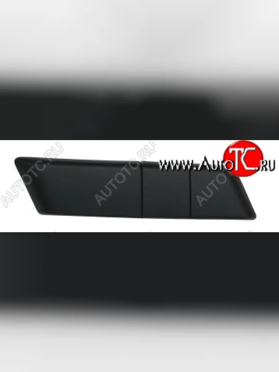 Правый молдинг на передний бампер (с заглушкой под крюк) SAT Renault Megane универсал  дорестайлинг (2008-2013) (Неокрашенный)  в Керчи Республика Крым