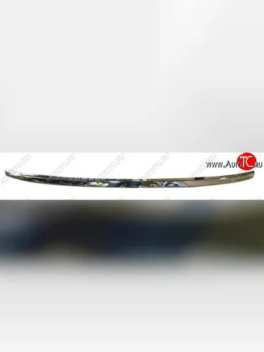 Молдинг на передний бампер (хром) SAT Toyota Highlander XU40 рестайлинг (2010-2013)