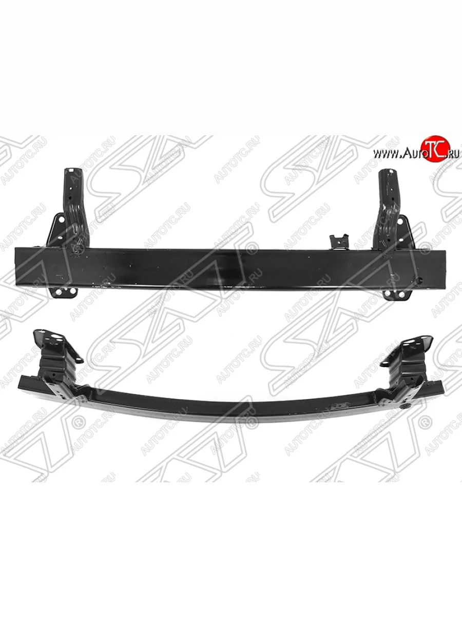 Усилитель переднего бампера SAT (металл) Hyundai Solaris HCR седан дорестайлинг (2017-2020)  в Самаре Самарской области