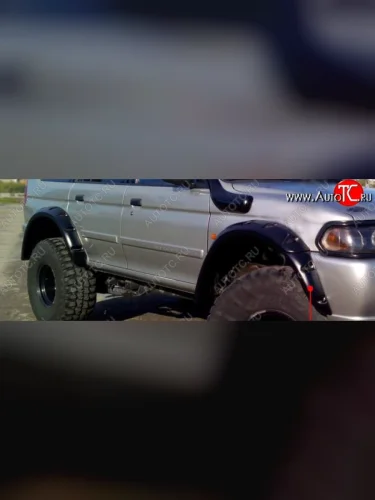 Расширители арок RA (комплект) (Поверхность шагрень) Mitsubishi Challenger  K9-W - Pajero Sport  PA