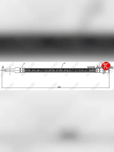 Тормозной шланг SAT (задний, левый/правый) Lexus LX570 J200 дорестайлинг (2007-2012)