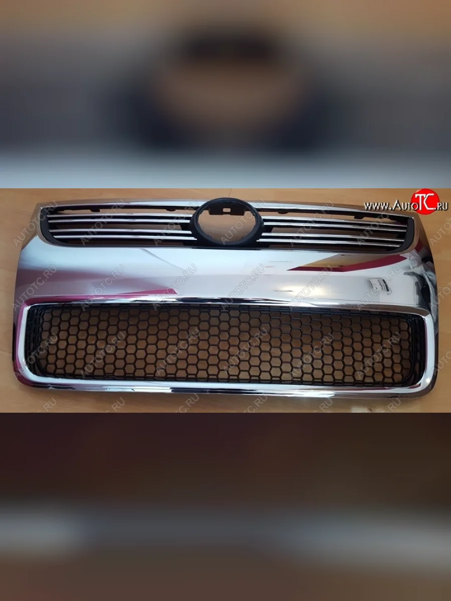 Решетка радиатора в сборе SPARD Volkswagen Touareg 1 GP рестайлинг (2006-2010) (Неокрашенная)  в Керчи Республика Крым