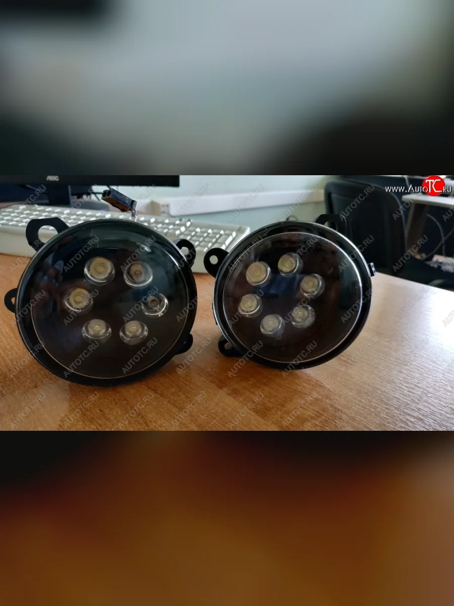 Дневные ходовые огни АвтоТК Land Rover Discovery 3 L319 (2004-2009) (Цвет света: Белый холодный, Выключение при габаритах)  в Самаре Самарской области