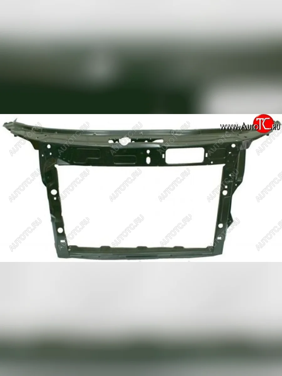 Рамка радиатора (телевизор) (не под кондиционер) SAT Skoda Fabia Mk2 хэтчбэк дорестайлинг (2007-2010) (Неокрашенная)  в Керчи Республика Крым