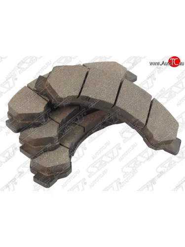 Колодки тормозные передние SAT (сб. Россия 7.5/9.5, NPR / 4HG1 / 4HK1) Isuzu Elf (NPR75)  дорестайлинг (2006-2014)