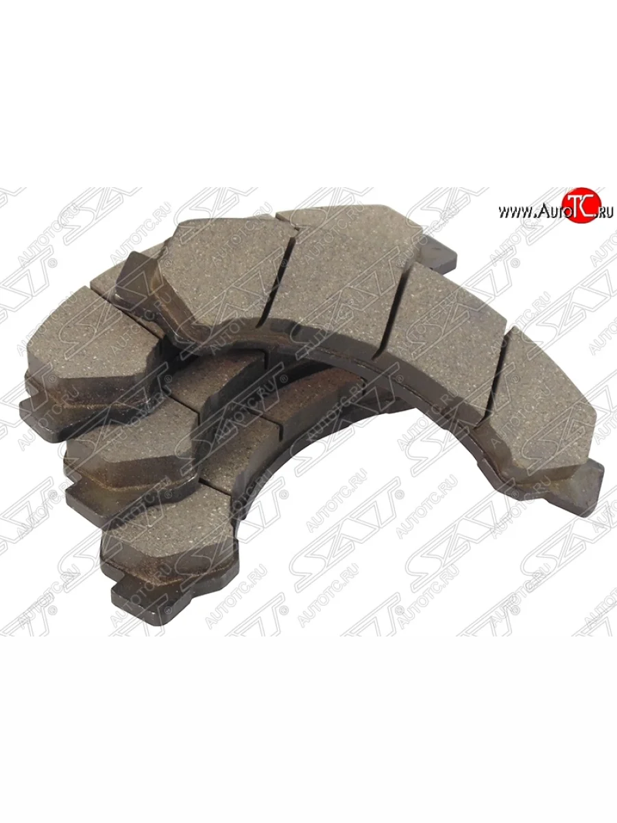 Колодки тормозные передние SAT (сб. Россия 7.5/9.5, NPR / 4HG1 / 4HK1) Isuzu Elf (NPR75)  дорестайлинг (2006-2014)  с доставкой в г. Керчь