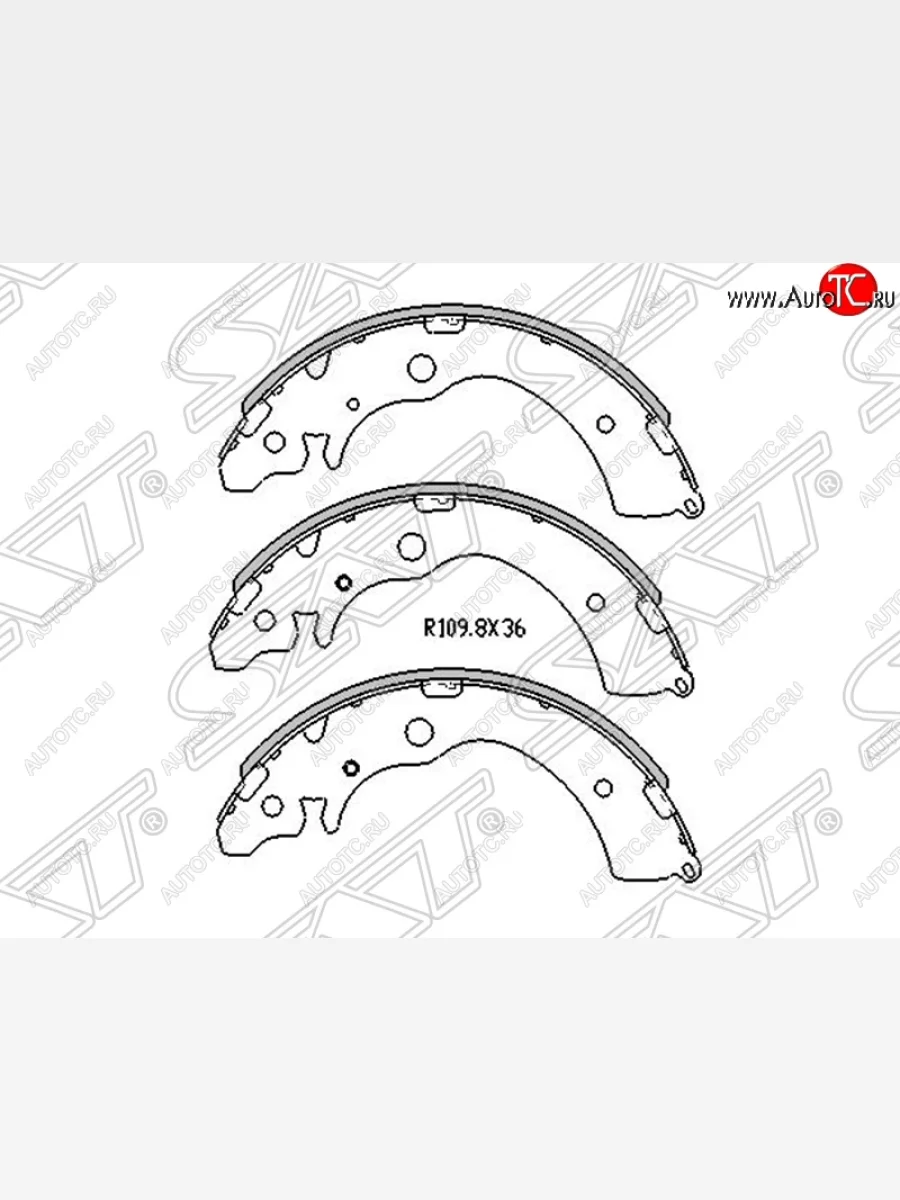 Колодки тормозные задние SAT Honda CR-V RD1,RD2,RD3  дорестайлинг (1995-1998)  в Самаре Самарской области