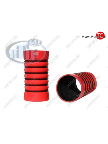 Патрубок интеркулера ПТП (красный силикон, армир) КамАЗ 5490 (2013-2025)
