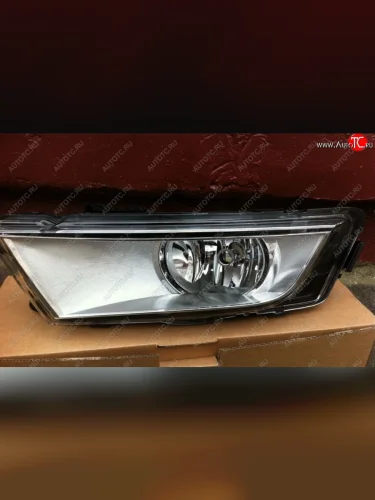 Фара противотуманная хром BRIGHTROAD (левая) Skoda Octavia A7 дорестайлинг лифтбэк (2012-2017)