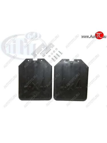 Брызговики задние ПТП (2-шт, с креплением) Лада ВАЗ Нива 4х4 2121 3 дв. дорестайлинг (1977-2019)