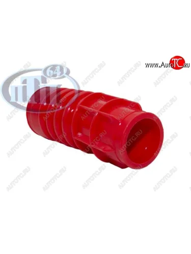 Патрубок воздушного фильтра ПТП (красный силикон не армир) Лада ВАЗ 2107 (1982-2012)