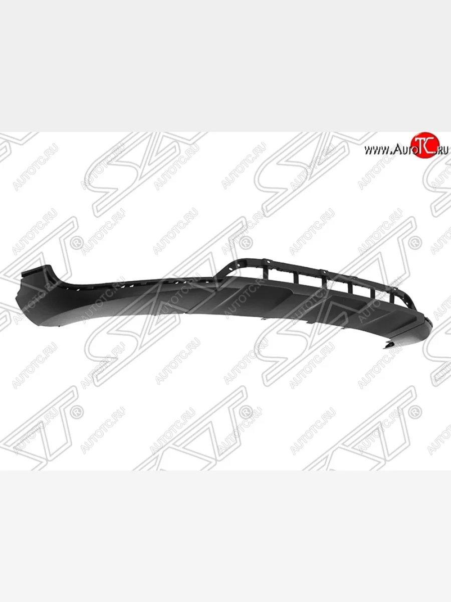 Накладка на передний бампер SAT Audi Q3 8U дорестайлинг (2011-2015) (Неокрашенная)  в Перми Пермском крае