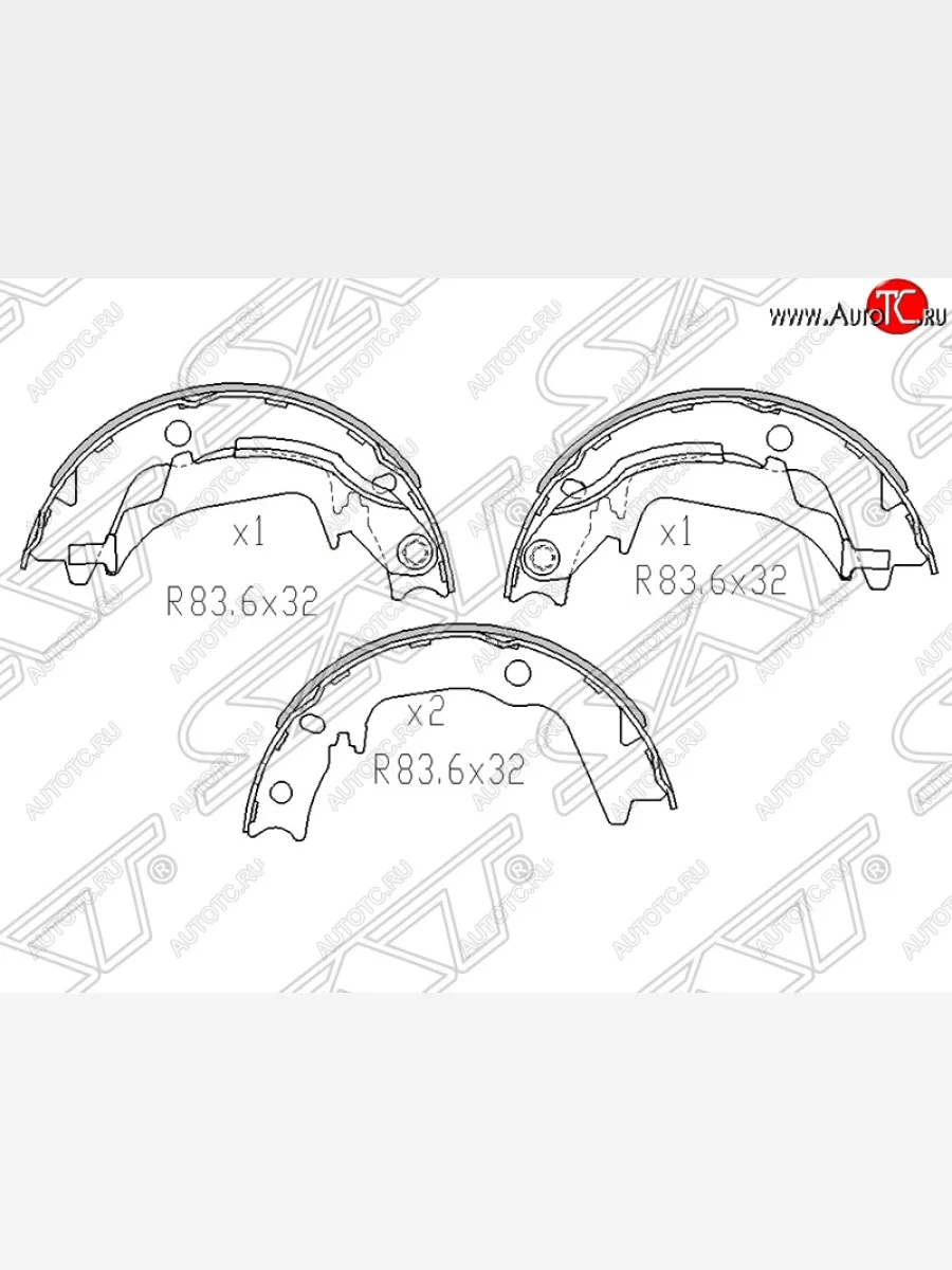 Колодки тормозные SAT (задние) Hyundai Santa Fe CM рестайлинг (2009-2012)  в Перми Пермском крае