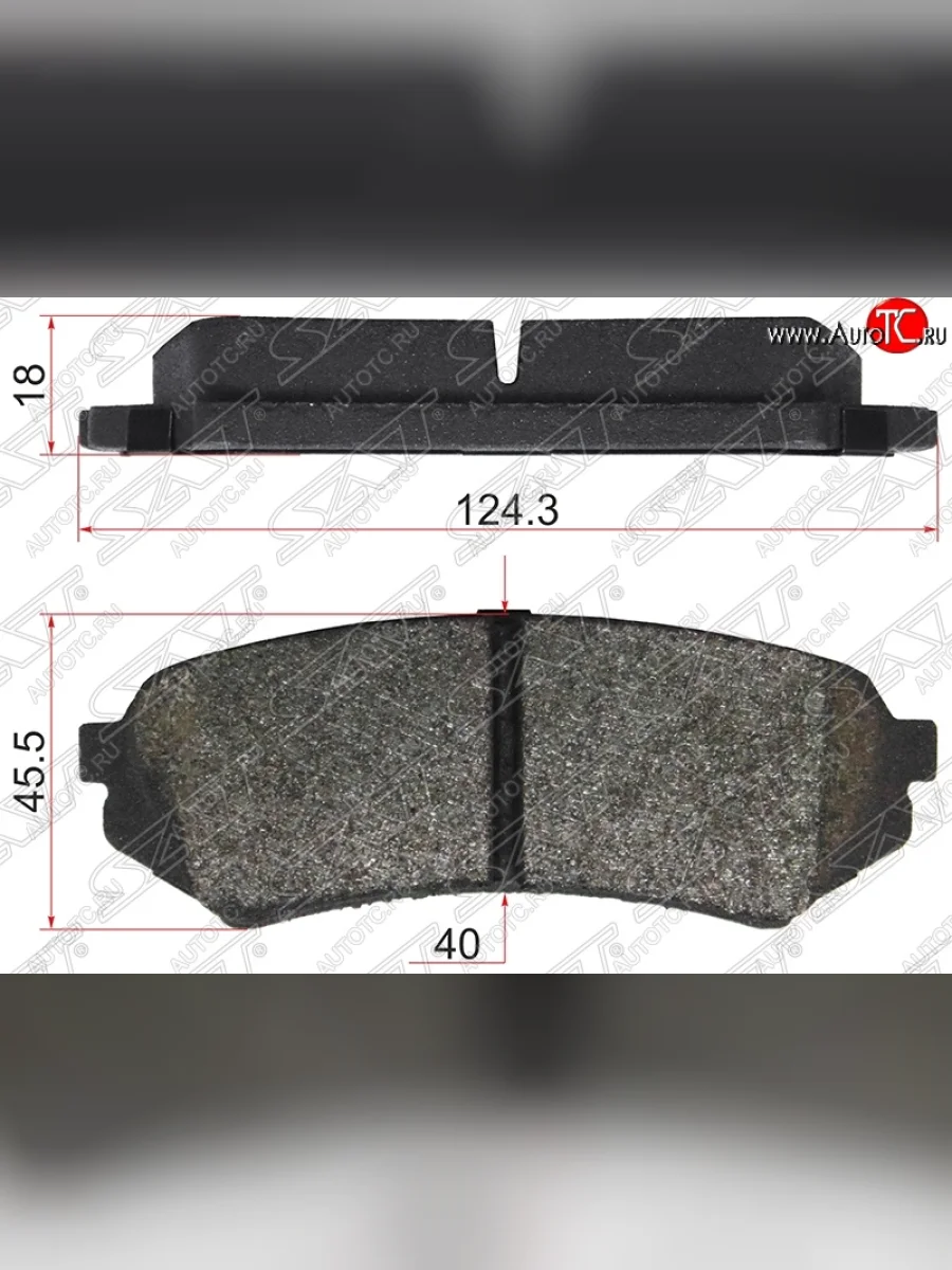 Колодки тормозные SAT (задние) Lexus GX470 J120 дорестайлинг (2002-2007)  в Керчи Республика Крым