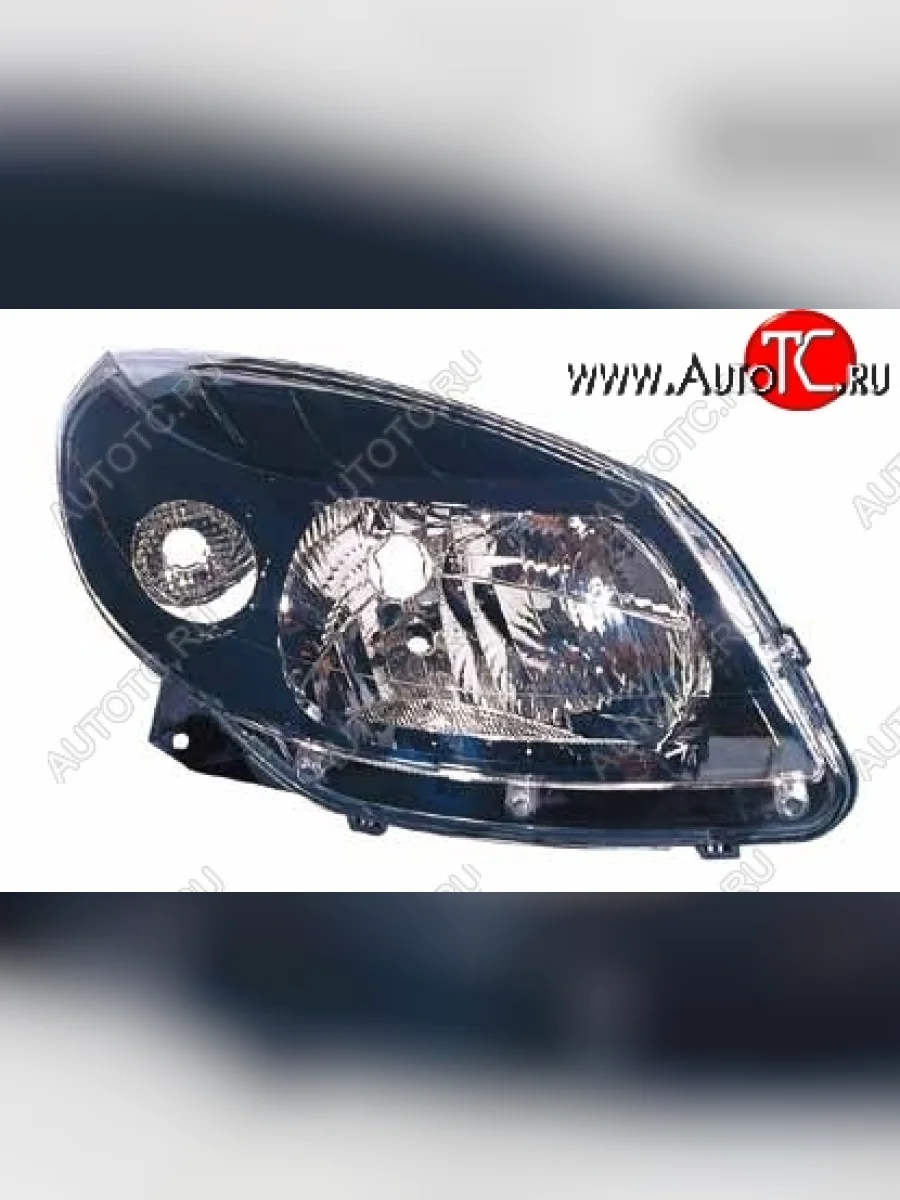 Фара BRIGHTROAD (чёрная, правая) Renault Sandero 1 (2009-2014)  в Керчи Республика Крым