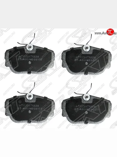 Колодки тормозные SAT (передние) Mercedes-Benz C-Class  W201 (190) (1982-1992) седан