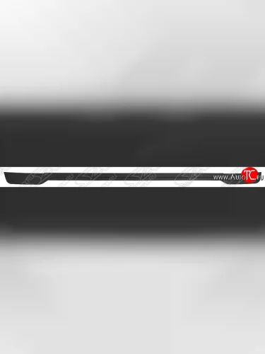 Спойлер на передний бампер SAT Volkswagen Touareg  2 NF (2014-2018) рестайлинг