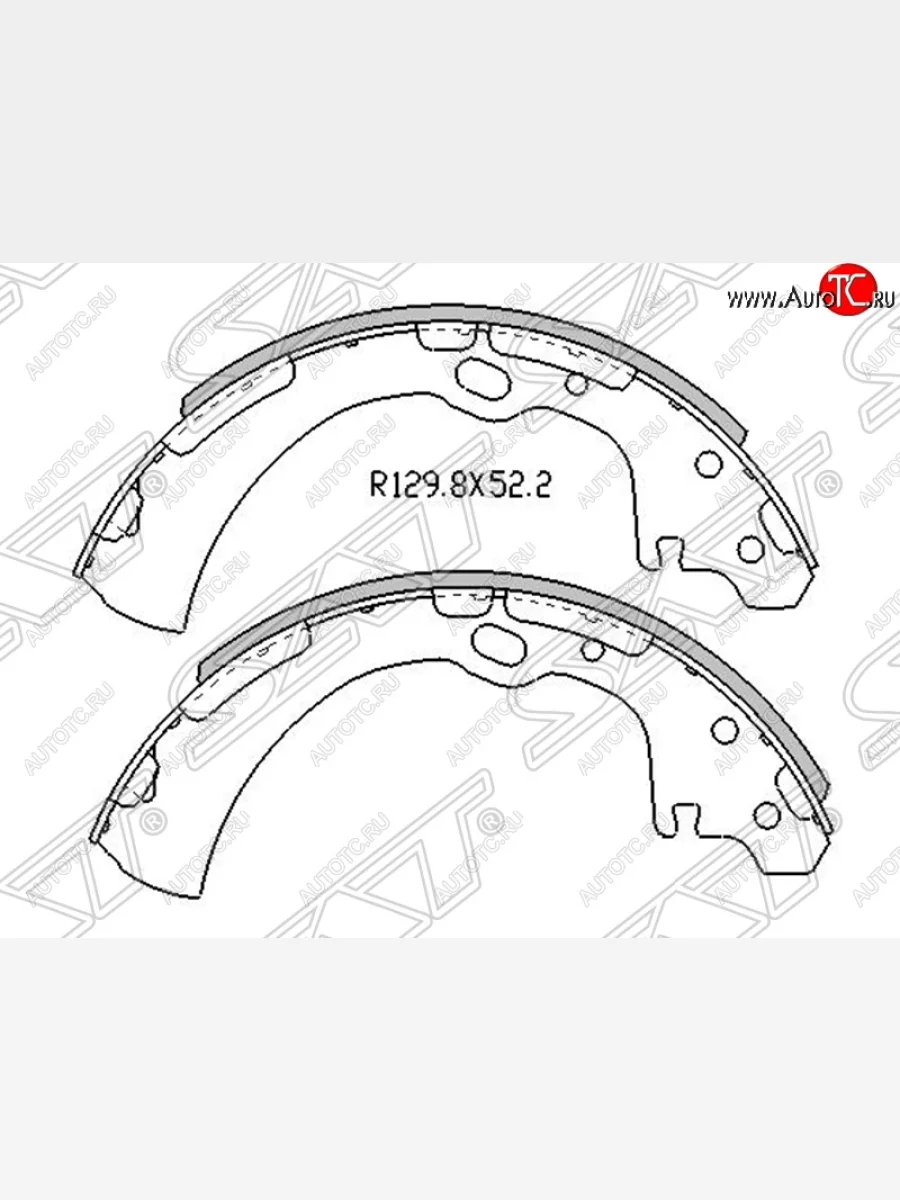 Колодки тормозные SAT (задние) Nissan Elgrand 2 дорестайлинг (2002-2004)  в Керчи Республика Крым