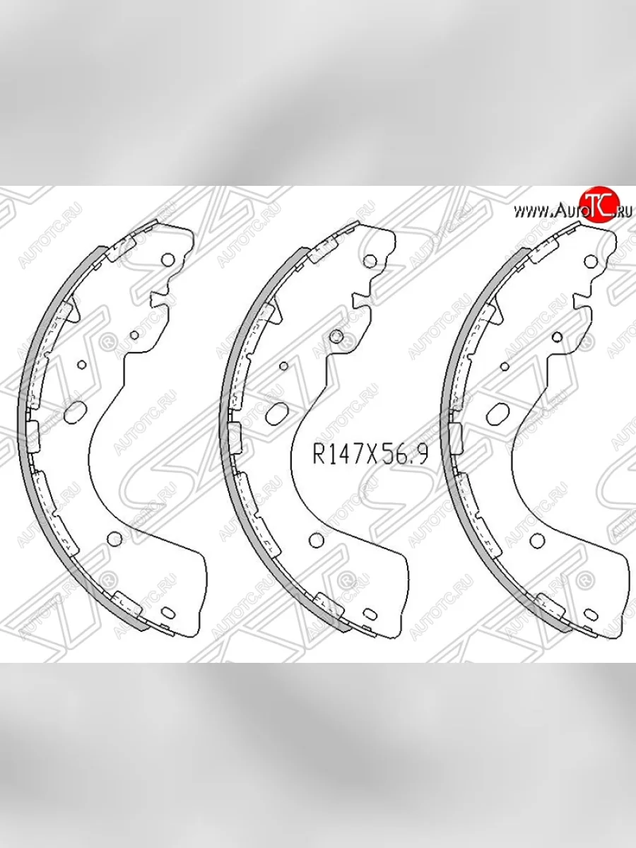Колодки тормозные SAT (задние) Nissan Navara 2 D40 дорестайлинг (2004-2010)  в Воронеже Воронежской области