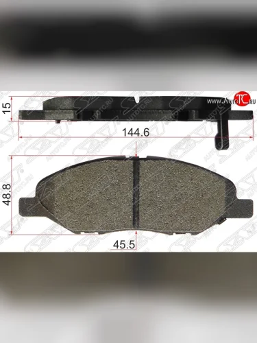 Колодки тормозные SAT (передние) Nissan Cube 2 (2002-2008)
