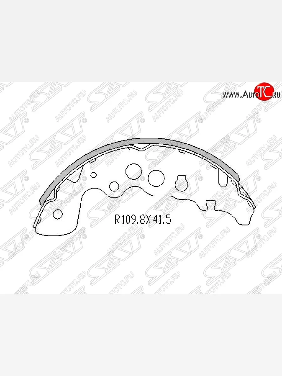 Колодки тормозные SAT (задние) Suzuki Grand Vitara FTB03 3 двери (1997-2005)  в Перми Пермском крае