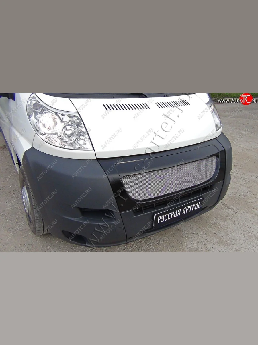 Решетка радиатора РА Fiat Ducato 250 (2006-2014) (Сетка алюминиевая, неокрашенная)  в Керчи Республика Крым