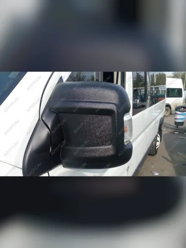 Накладки на боковые зеркала (шагрень) v2 RA Fiat Ducato  290 (2014-2025)