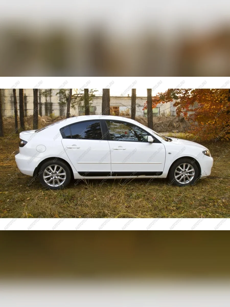 Молдинг двери RA (задний левый) Mazda 3/Axela BK дорестайлинг седан (2003-2006) (Поверхность шагрень)  в Самаре Самарской области