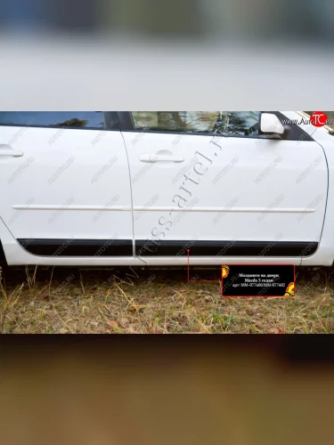 Молдинг двери RA (передний правый) (Поверхность глянец (под окраску)) Mazda 3/Axela  BK (2003-2009) дорестайлинг седан, рестайлинг седан