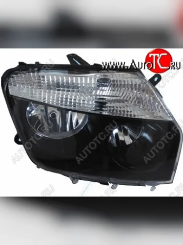 Фара BRIGHTROAD (под эл, корректор, черная, правая) Renault Duster HS дорестайлинг (2010-2015)
